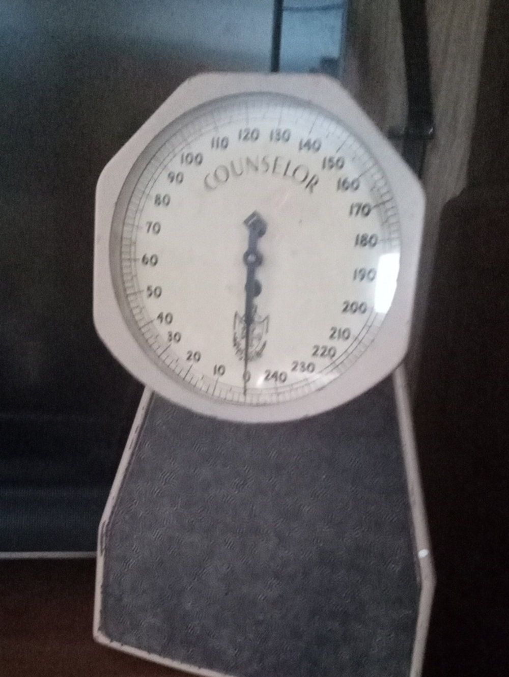 VINTAGE 1950s COUNSELOR BATHROOM SCALE – MCM STATEMENT PIECE 🌟